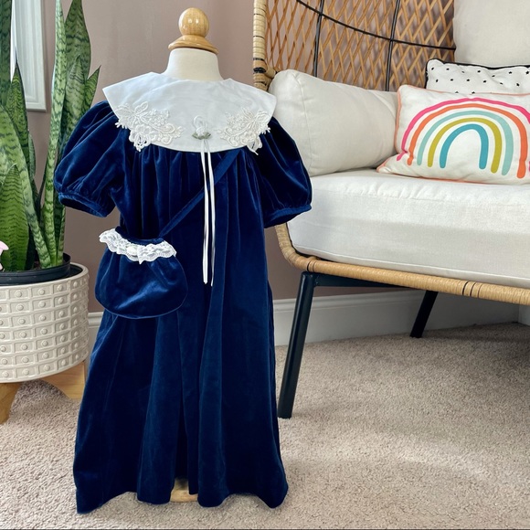 Vintage Rare Editions velvet dress